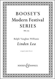 Linden Lea TTBB choral sheet music cover Thumbnail